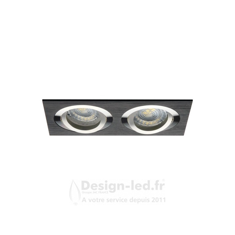 https://design-led.fr/ Support plafond SEIDY 90x170 mm noir / aluminium 2x GU10 20,00 € 14,00 € -30% 18284