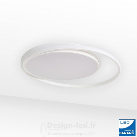 Plafonnier Led Twing 45w CCT blanc dimmable par télécommande, LM8128 Design-LED 152,70 € Luminaire plafonnier