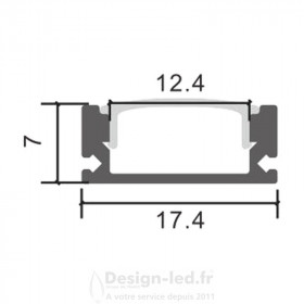 https://design-led.fr/ Profilé Aluminium Sid - 2 Mètres 8,30 € 8,30 € LM3707