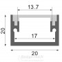 Profilé Aluminium Fat - 2 Mètres, LM3815 23,00 €