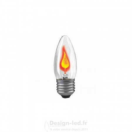 Lampe flamme scintillante E27 3W, dla A2528 Design-LED 4,20 € Ampoule LED E27