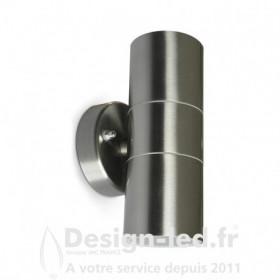 Applique Murale GU10 x 2 Inox 316 L, miidex 700350