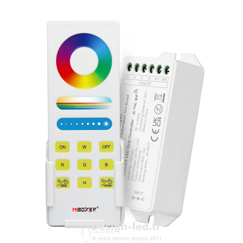https://design-led.fr/ Télécommande & contrôleur LED RGB & CCT 31,70 € 31,70 € FUT045A