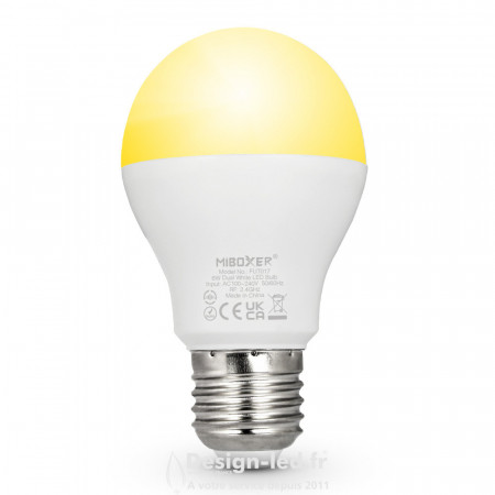 Ampoule LED E27 6W pilotable CCT, Mi-Light, Miboxer FUT017 MiBoxer / MiLight 14,30 € Ampoule LED Miboxer