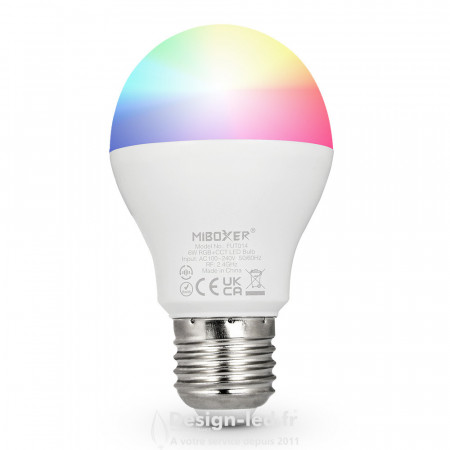 Ampoule LED 6 watts E27 RGB&CCT, Mi-Light, Miboxer FUT014 MiBoxer / MiLight 17,60 € Ampoule LED Miboxer