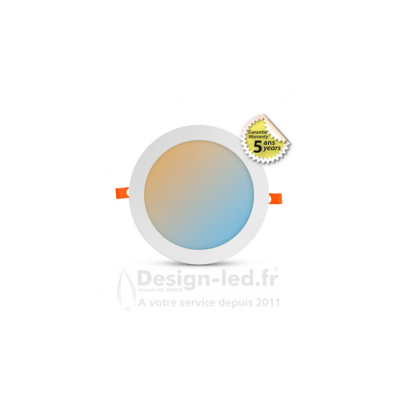 https://design-led.fr/ Downlight LED Blanc Ø225 18W SLIMY CCT Dimmable GARANTIE 5 ANS 43,40 € 43,40 € 77678