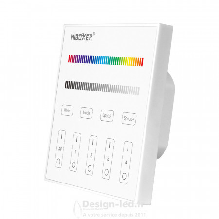 Télécommande & interrupteur mural RGB - RGBW, Mi-Light, Miboxer FUTT3 29,60 €