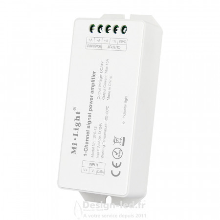 Amplificateur de signal 1 canal 24V, Mi-Light, Miboxer SYS-T2 MiBoxer / MiLight 30,70 € Contrôleur Miboxer