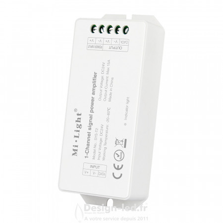 https://design-led.fr/ Amplificateur de signal 1 canal 24V, Mi-Light, Miboxer SYS-T2 30,70 € 30,70 €