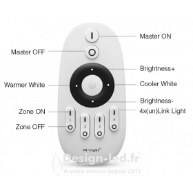 https://design-led.fr/ Télécommande CCT 4 zones 9,80 € 9,80 € FUT007