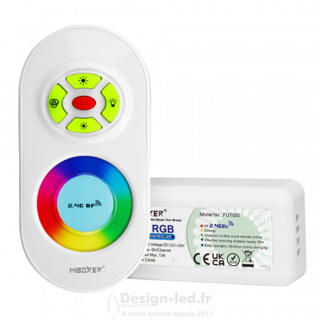 Télécommande & contrôleur LED RVB, Mi-Light, Miboxer, FUT020, 75180 MiBoxer / MiLight 20,70 € Télécommande & contrôler Miboxer