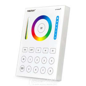 https://design-led.fr/ Contrôleur LED RGB&CCT tactile sans fil 8 zones 47,80 € 47,80 € FUTB8