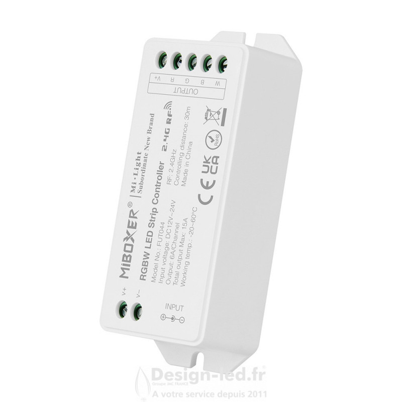 https://design-led.fr/ Contrôleur de bande à LED 2.4 GHz RGBW 15,40 € 15,40 €