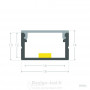 Profil alu ruban led 1m 230V 5050 RGB capot blanc, dla 1331B promo Design-LED 6,40 € -70% Accessoires 230v ruban led