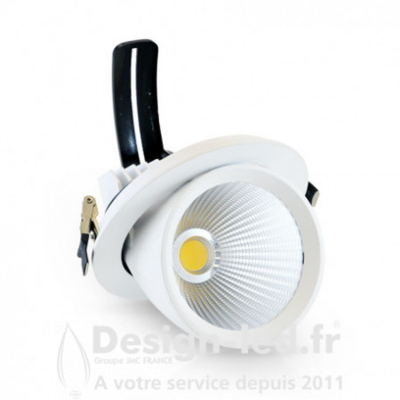 Spot LED Escargot Rond Inclinable et Orientable 20W 4000K IRC90, miidex 76720 Miidex Lighting 93,60 € Spot LED Escargot