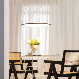 https://design-led.fr/ Lampe LED Suspendue Magnus 36W Noire 36W 4000K 105,60 € 73,92 € -30%