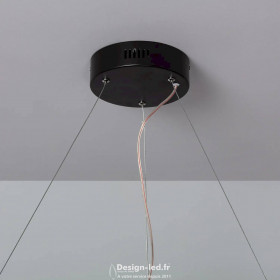 https://design-led.fr/ Lampe LED Suspendue Magnus 36W Noire 36W 4000K 105,60 € 73,92 € -30%