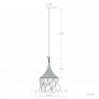 Lampe Suspendue Rotin Koni 1xE27, dla C142585 Design-LED 85,40 € Luminaire suspendu