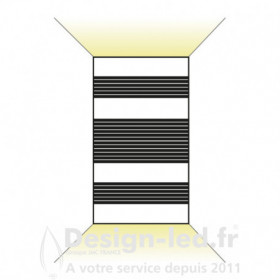 https://design-led.fr/ Applique Murale LED ALBANA RECT 2x5W Rectangulaire 3000K Gris IP54 81,80 € 81,80 € 67801