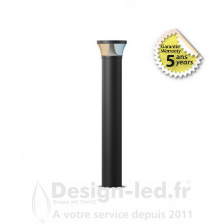 Potelet LED FUSAIN 25W CCT Noir 975mm GARANTIE 5 ANS IP66, miidex 100343 431,30 €