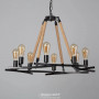 Lampe Suspendue Buibui 8 X E27 noir & corde, dla C142942 Design-LED 177,80 € Luminaire suspendu