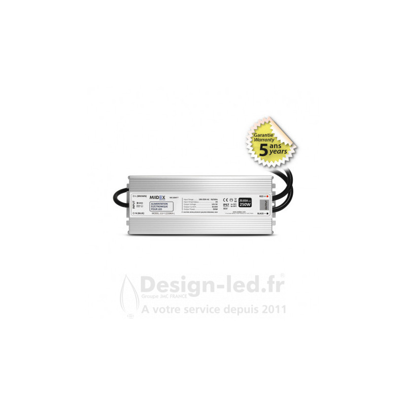 https://design-led.fr/ Alimentation pour LED 250W - 12V DC - IP67 - GARANTIE 5 ANS 123,20 € 123,20 € 100477