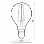 Ampoule E14 g45 filament led 4w 2300k, dla LM8552 promo Design-LED 2,10 € -40% Ampoule LED E14