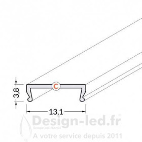 https://design-led.fr/ Diffuseur clip transparent 2m pour profil led 15.4 11,80 € 11,80 € 9856