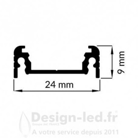 https://design-led.fr/ Profilé aluminium anodisé 2M pour ruban led plat XL, miidex 9884 27,20 € 27,20 €