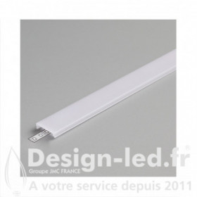 Diffuseur clip blanc 2m pour profil led XL, miidex 9896