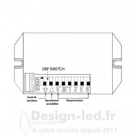 https://design-led.fr/ Plafonnier LED RONDO Détecteur IR Ø300 18W 3000K 61,20 € 61,20 € 7790020