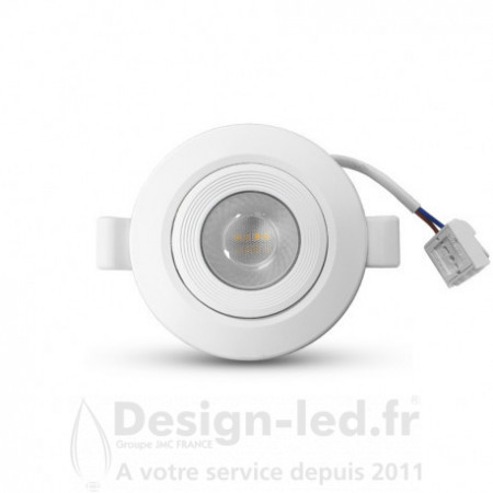 Spot LED Orientable 5W 3000K Dimmable Ø90, miidex 100161 Miidex Lighting 8,20 € Spot LED intégré