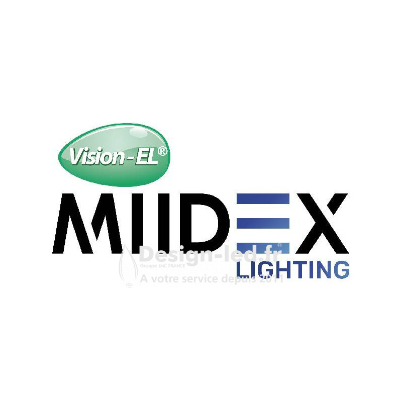 Connecteur tube étanche IP68 3 fils Miidex Lighting®