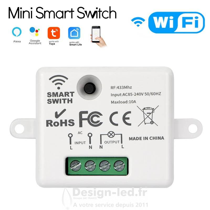 Ensemble 2-Télécommande sans fil Z Rf Smart Switch, prises électriques,  prise unique et émetteur pour apparei - Cdiscount Bricolage