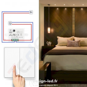 https://design-led.fr/ Smart switch sans fil, RF pour télécommande 18,50 € 18,50 € A2593