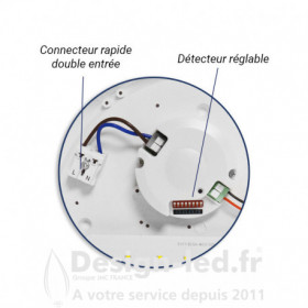 https://design-led.fr/ Plafonnier CASA ASYM LED Ø300 mm 18w 4000k Détecteur RF préavis d'extinction 81,30 € 81,30 € 100255
