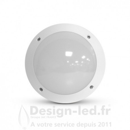 Plafonnier LED Hublot rond 11W Ø215mm 4000K IP65 Détecteur RF, miidex 100051 46,90 €