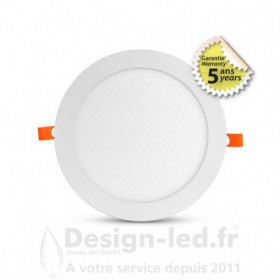 Downlight LED SLIMY II Ø225 mm 18W 4000K GARANTIE 5 ANS