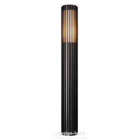 Aludra 95 Potelet E27 Noir Rond IP54