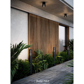 https://design-led.fr/ Aludra 95 Potelet E27 Noir Rond IP54 229,00 € 229,00 € 2118038003