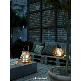 https://design-led.fr/ Leo Luminaire nomade Bambou solaire. Batterie Lithium rechargeable 2700k 3.5W 129,00 € 129,00 € 2...
