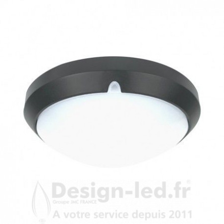 Plafonnier LED Ø300 mm 18W 4500K Gris Anthracite Détecteur RF, miidex 77900 - FDS 71,30 €