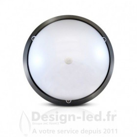 Lampe miroir contemporaine longue noire salle de bain 13W 3000K IP44 90cm