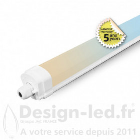 Étanche LED Intégrées DANUBE CCT 50W 1555 x 59 x 61 mm Traversant - GARANTIE 5 ANS