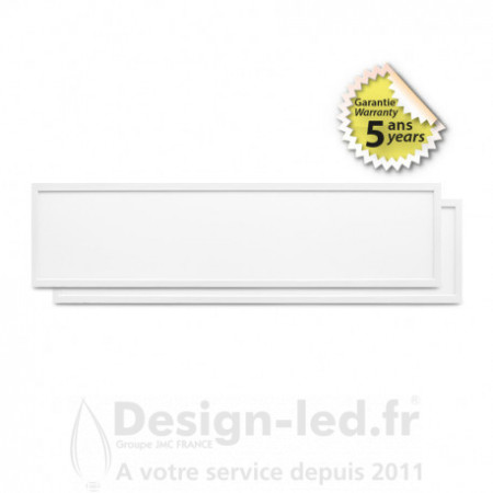 Plafonnier LED Blanc Backlit 1195x295 36W 3000K - GARANTIE 5 ANS - PACK x 2, miidex 777270 Miidex Lighting 100,30 € Dalles L...