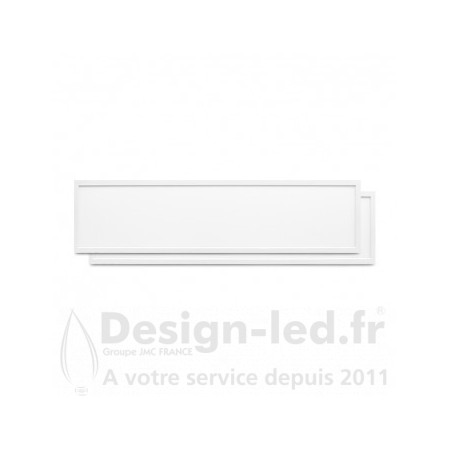 Plafonnier LED Blanc Backlit 1195x295 36W 4000K PACK x 2, miidex 77728 77,50 €