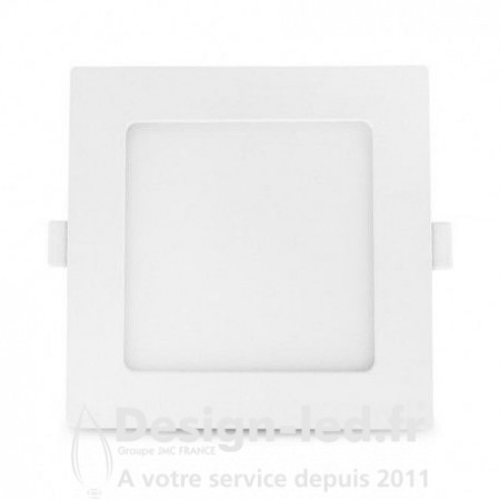 Plafonnier LED PC Blanc 147x147mm 10W 4000K, miidex 77522 14,20 €