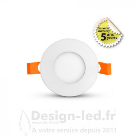 Downlight LED Blanc Ø90 3W 3000K GARANTIE 5 ANS, miidex24, 100077 Miidex Lighting 13,00 € Downlight LED