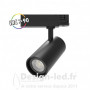 Spot LED sur Rail Noir 25W 3000K 2500 LM IRC90 rail 3 allumages, miidex 100228 73,40 €