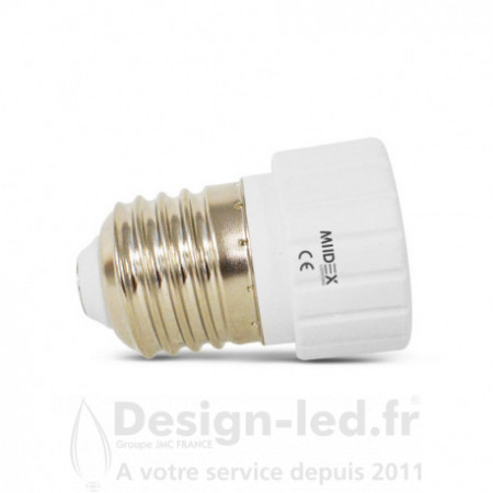 Adaptateur de culot E27 a GU10, miidex 73987 2,50 €